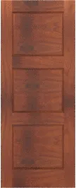 Raised Panel Saint Thomas Mahogany Doors